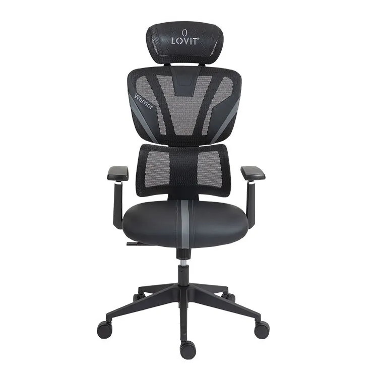 Cadeira Gaming Warrior Preto/Silver