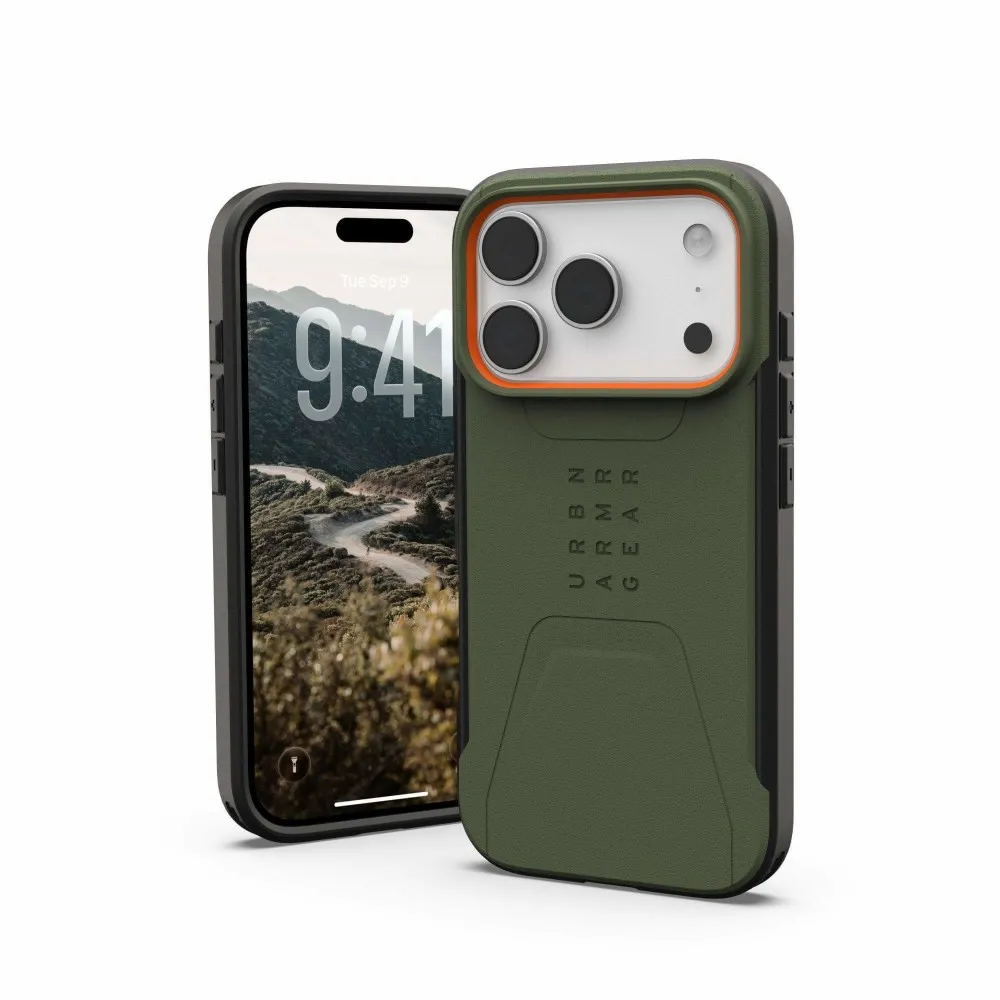 UAG iPhone 17 Pro Civilian MagSafe Olive/Orange