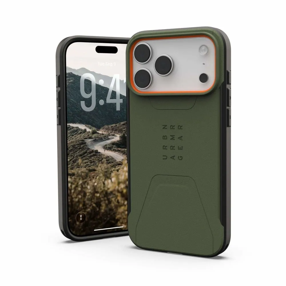 UAG iPhone 17 Pro Max Civilian MagSafe Olive/Orange