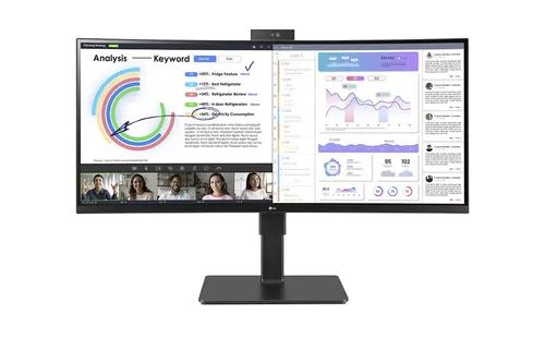 Monitor LG UltraWide Curvo 34" LED WQHD IPS 60Hz 5ms 3Y
