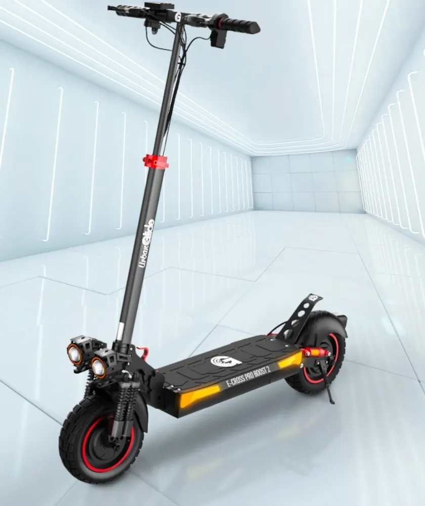 Trotinete Ecross Pro Boost 48V 13Ah - 1600W Preto - 57164