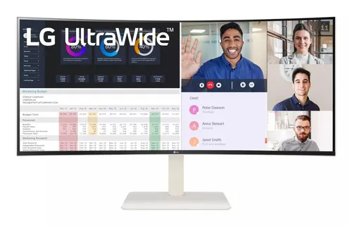 Monitor LG UltraWide Curvo 38" WQHD IPS 144Hz 1ms 3Y Preto