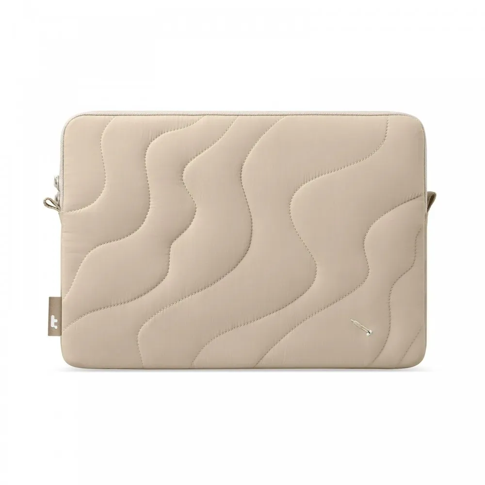 Mala 13 Inch Macbook Terra-A27 Puffy Laptop Sleeve Natural Sand