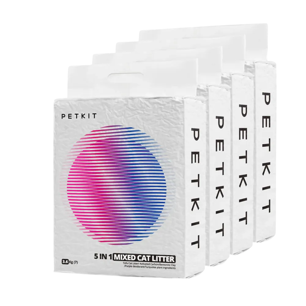 Areia para Gato Petkit aglomerante biodegradável in 1 Mixed Cat Litter (7L)