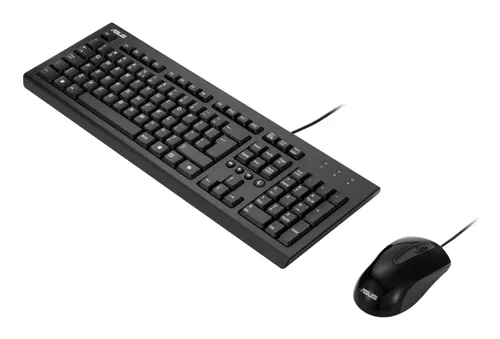 Teclado  & Rato ASUS U2000 C/fios Preto  PT WIN11/COPILOT