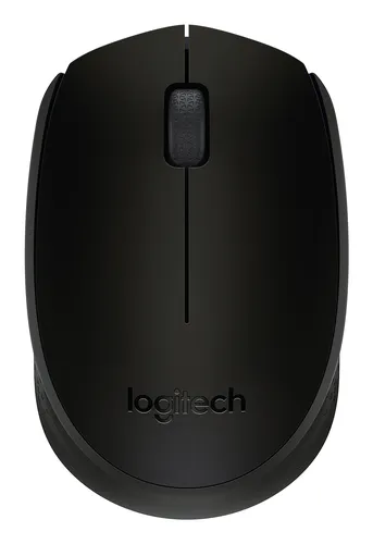 Rato Ótico Logitech B170 Wireless 1000DPI Preto