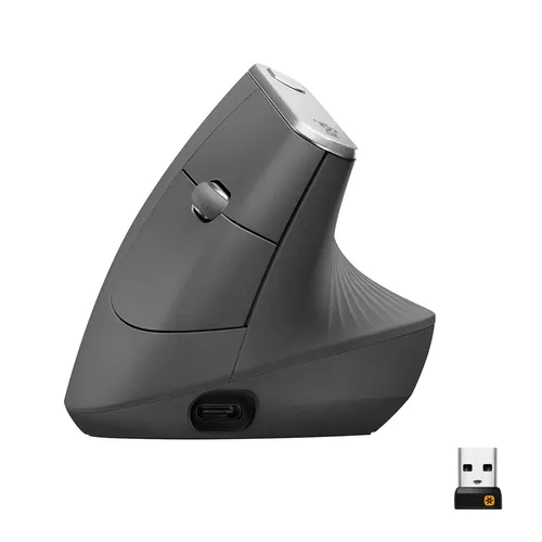 Rato Ótico Vertical Logitech MX Wireless 4000DPI Preto