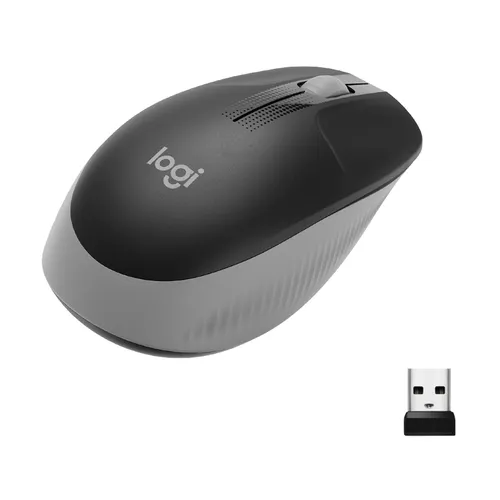 Rato Ótico Logitech Full-Size M190 Wireless 1000DPI Preto/Cinzento