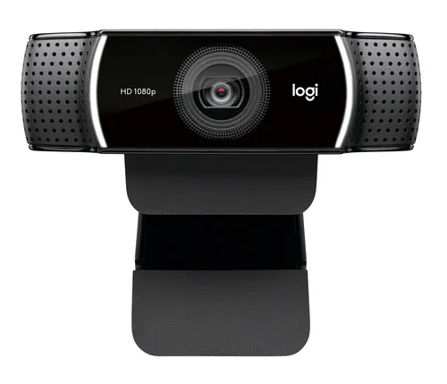 Webcam Logitech C922 Pro Stream 1080p/60fps com 2 Microfones