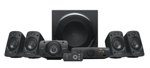Colunas Logitech Z906 THX Som Surround 5.1 1000W Peak/500W RMS