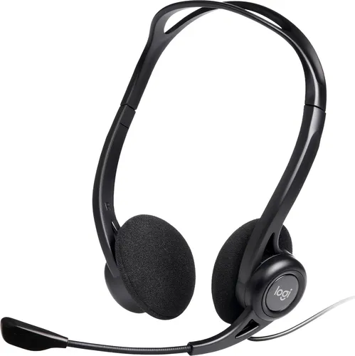 Headset Logitech H960 Stereo/Noise Cancelling/Microfone Branco