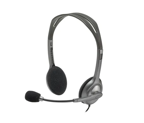 Headset Logitech H110 Com Fio com Microfone Cinzento