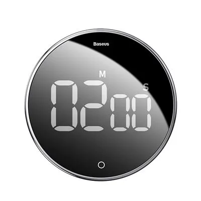 Relogio Baseus Heyo Rotation Countdown Timer Black