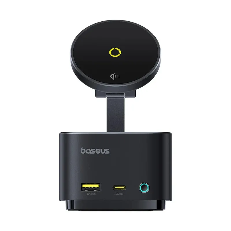 Magpro Series Ii 7-In-1 Hub Magnetic Wireless Charging 15W Cosmic Preto (Usb-C To 1 * Hdmi 4K@60Hz