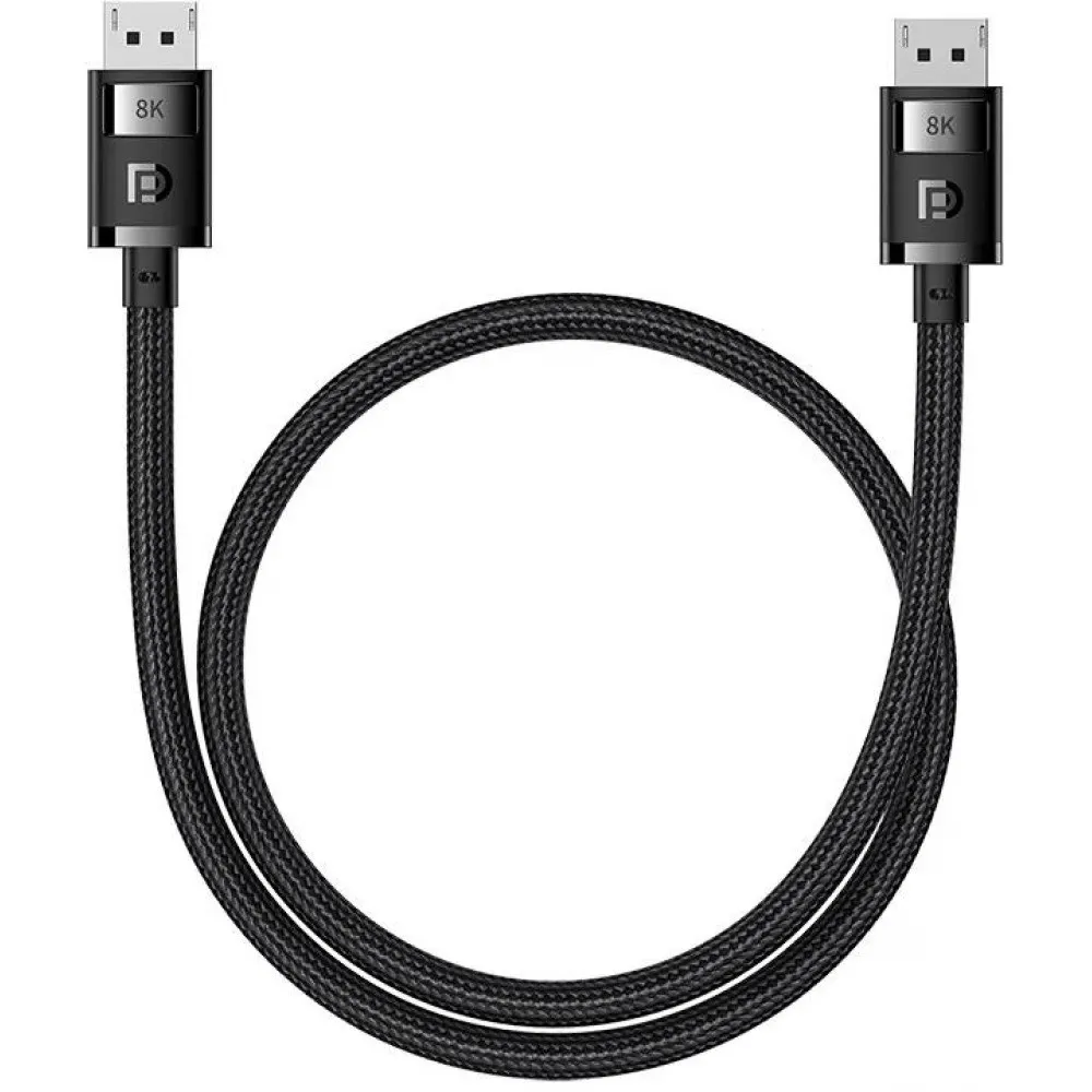 Cabo Displayport 8K 1M Cluster Preto