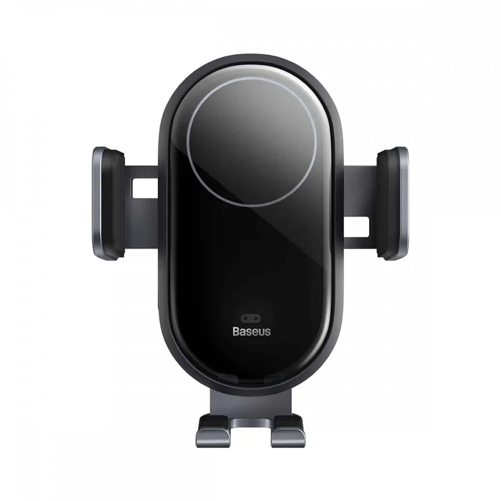 Suporte Telemóvel Carro c/ Carregador Wireless 15W LightChaser Preto