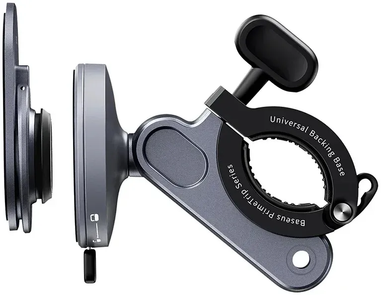 Suporte Baseus Primetrip Series Stick-On Type Bike Phone Mount Cosmic Black