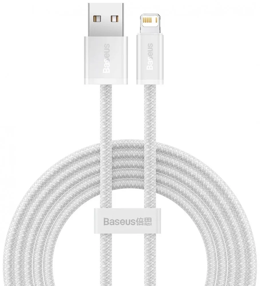 Cabo Carregamento Rápido Usb - Lightning Dynamic Series 2.4A 1m Branco
