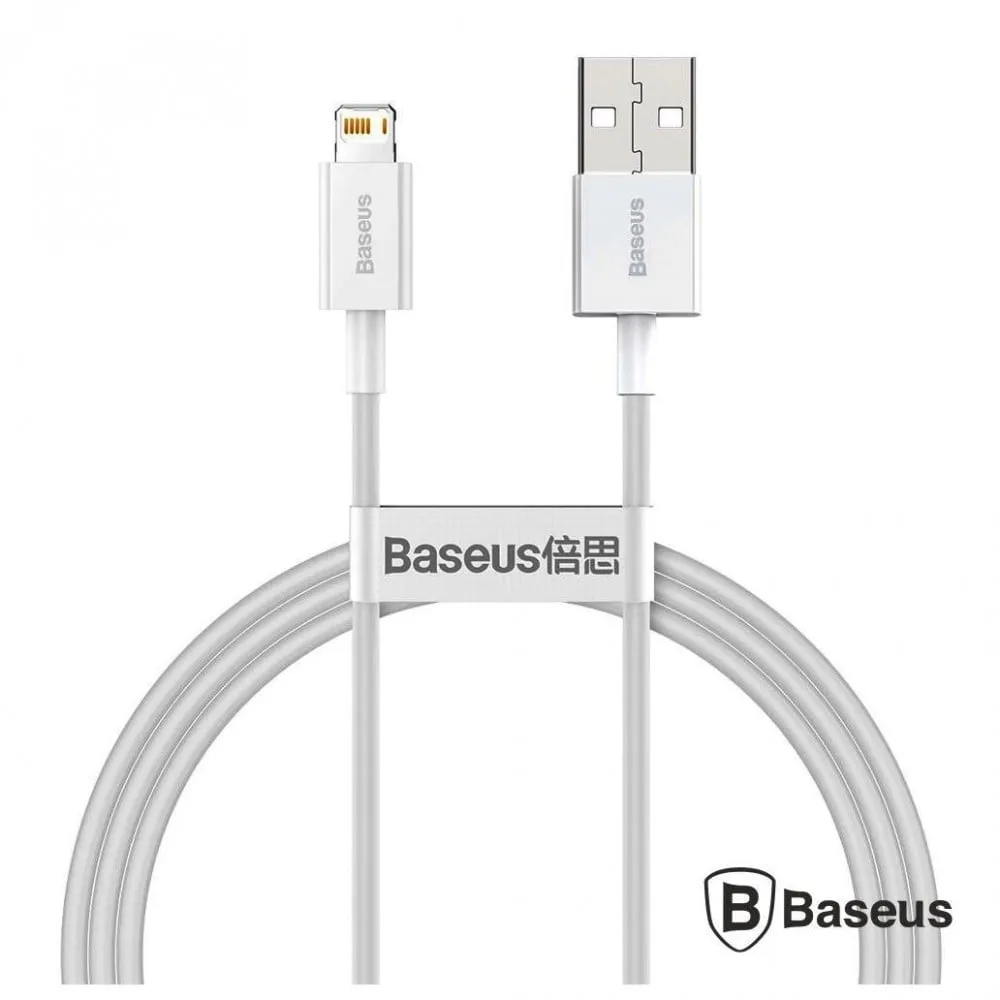 Cabo Usb - Lightning Superior Series 1m 2.4A Branco