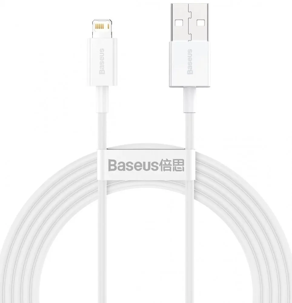 Cabo Usb - Lightning Superior Series 2M 2.4A Branco