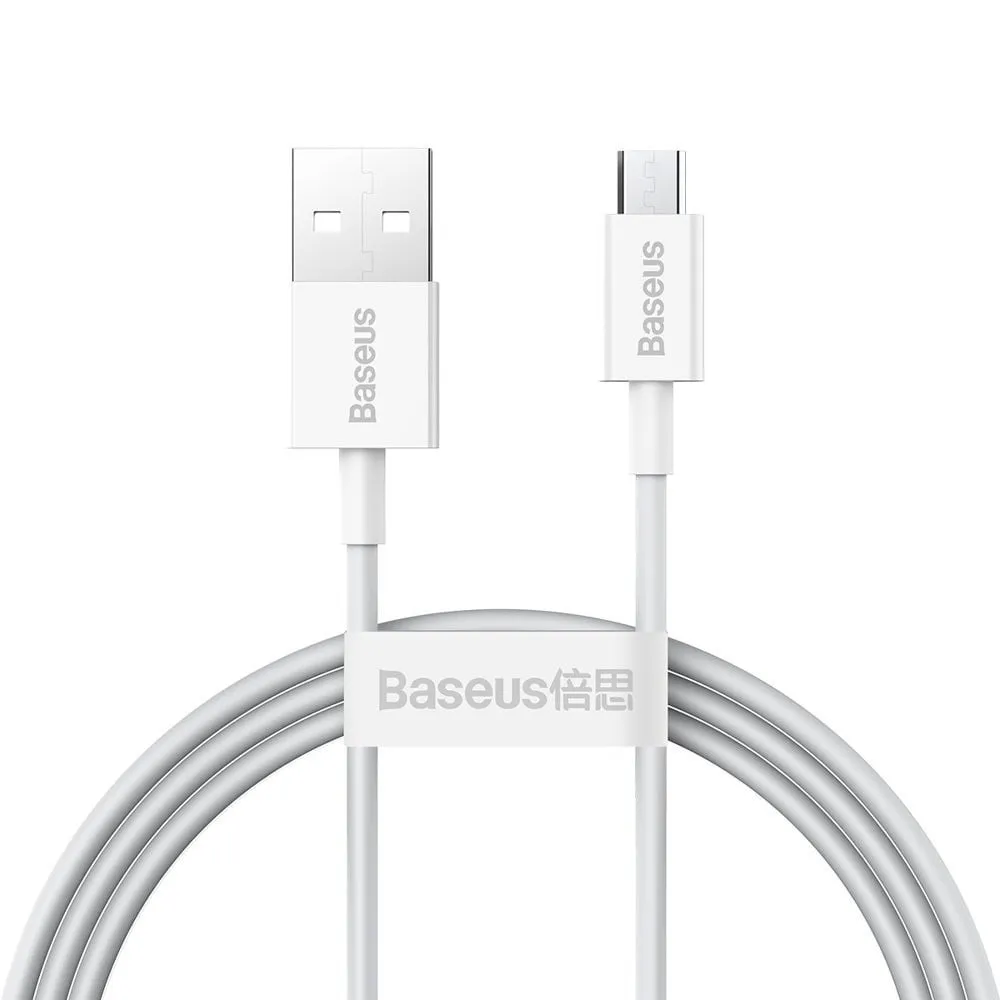 Cabo Usb - Micro Usb Superior Series 1m 2A Branco