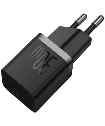 Carregador Rápido compacto Gan5 30W Usb-C Preto
