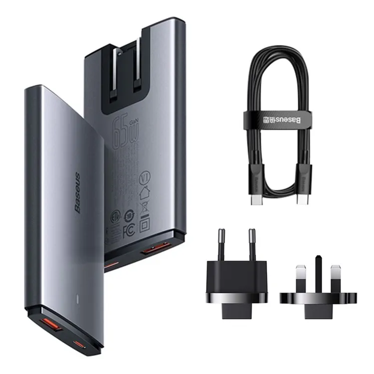 Carregador Ultrafino Gan5 Pro C+U 65W