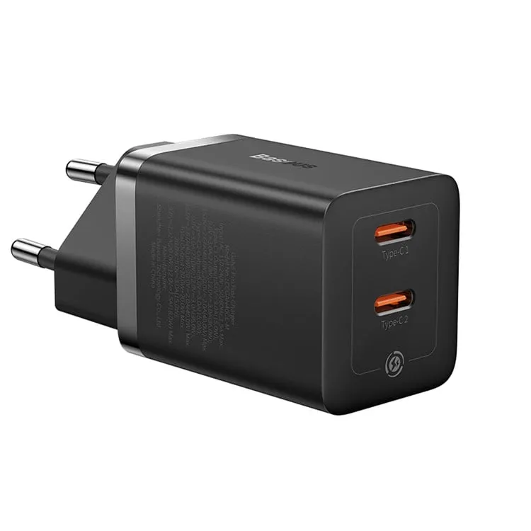 Carregador Gan5 Pro Fast Charger C+C 40W Eu Preto