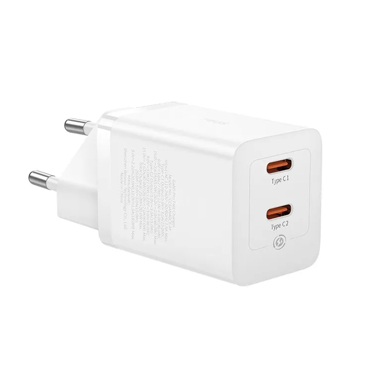 Carregador Pro Fast Charger C+C 40W Eu Branco