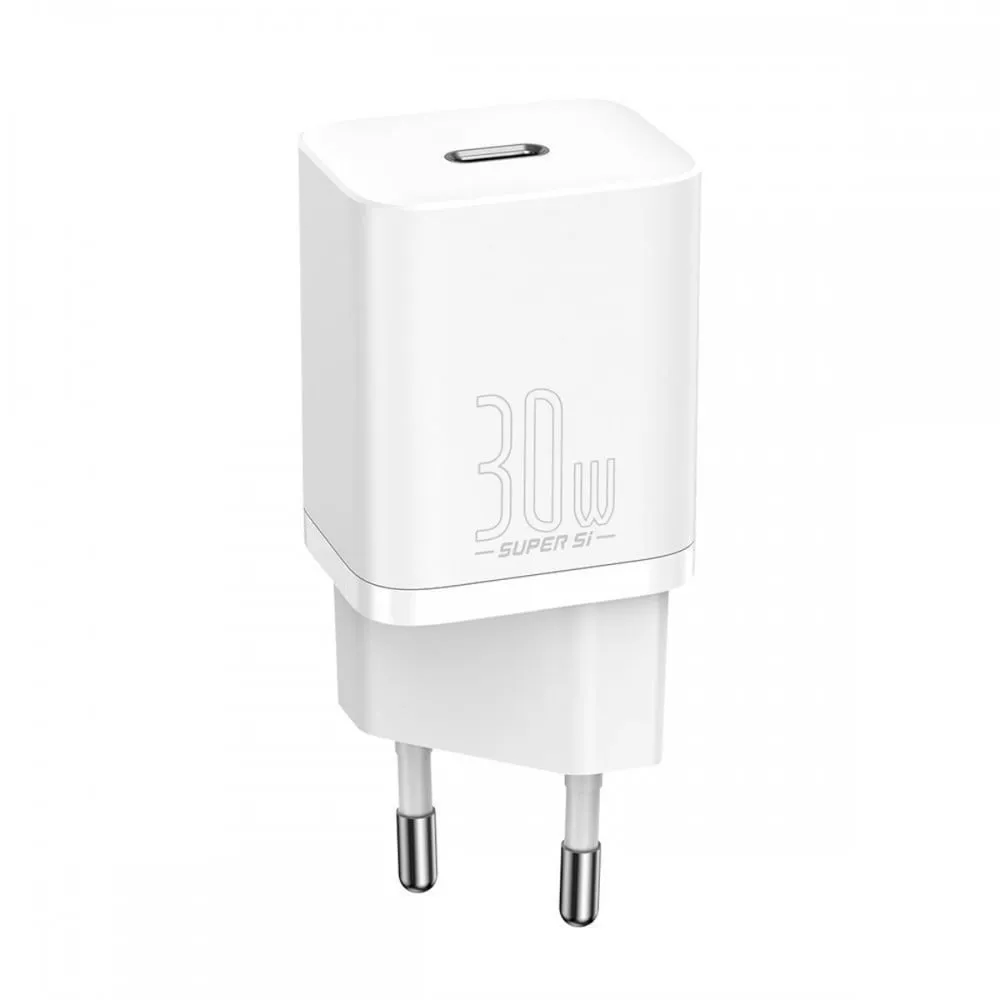 Carregador Rápido Super Si Ic 30W Eu Branco