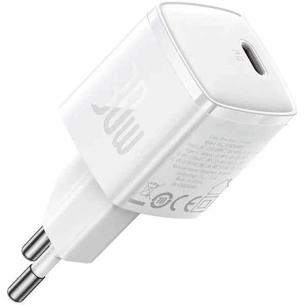 Os-Baseus Cube Pro Fast Charger 1C 30W Eu White