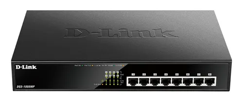 8-Port 10/100/1000Mbps Desktop Switch Gigabit PoE+ (140W)