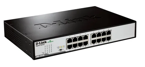 16-Port Gigabit Unmanaged Desktop/Rackmount Switch DGS-1016D