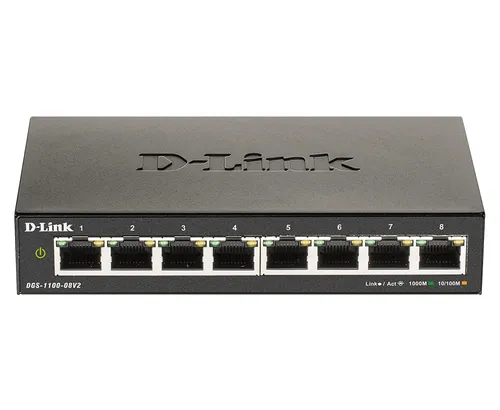 Smart Managed Switches • 8 x 10/100/1000 Mbps