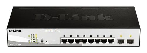 8-Port 10/100/1000Mbps Gigabit PoE Smart Switch + 2 SFP. (65W)