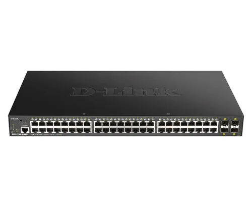 DGS-1250-52XMP48-PORT GIGA POE SMART 4X10G SFP+