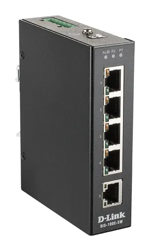 5 Port Unmanaged Switch with 5 x 10/100 BaseT(X) ports Industrial