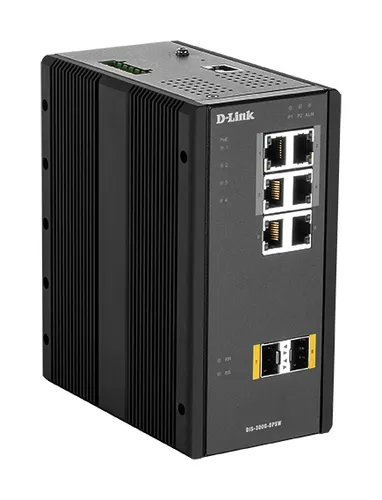 SWITCH 8 p Gigabit gestionable INDUSTRIAL