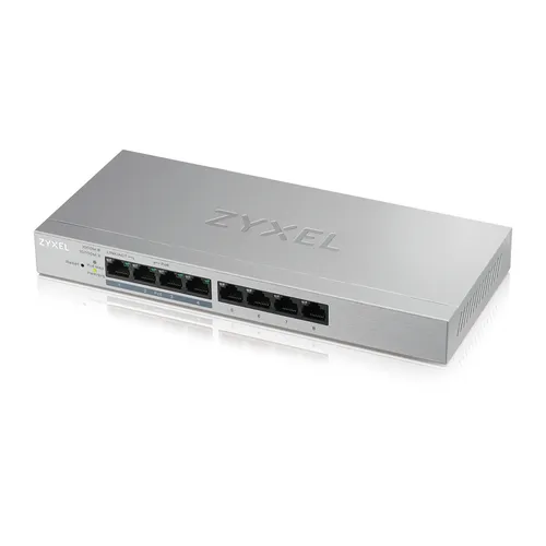 Switch Zyxel Web Managed PoE Gigabit 8 Portas 5Y