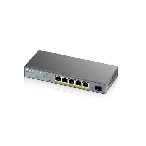 Switch Zyxel GbE Smart Managed PoE+ 5 Portas 5Y