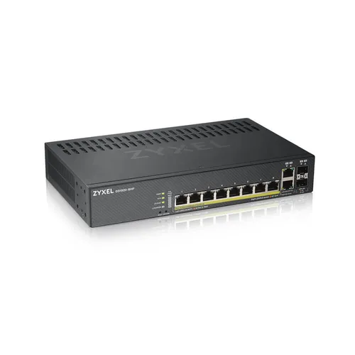 Switch Zyxel GbE Smart Managed PoE 8 Portas 5Y