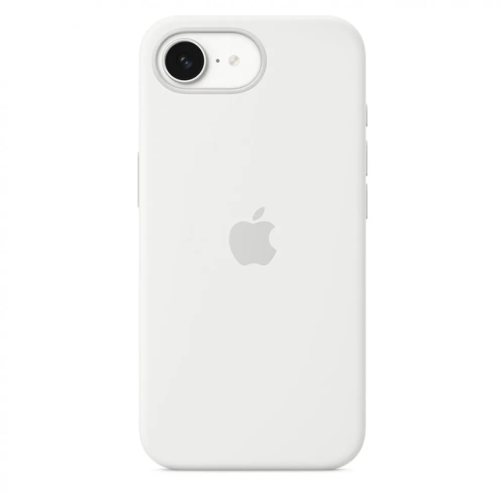 Capa iPhone 16e Silicone Branco