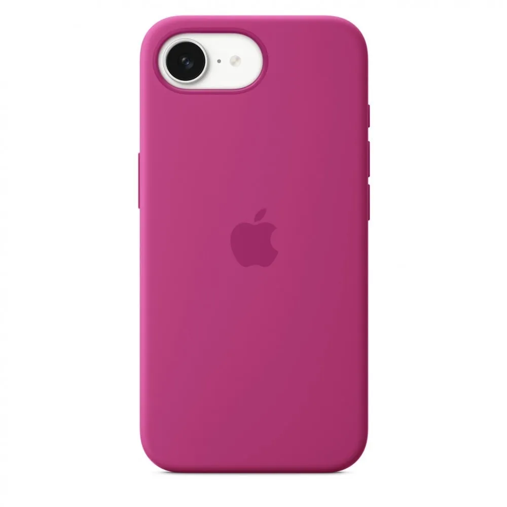 Capa iPhone 16e Silicone Fucsia