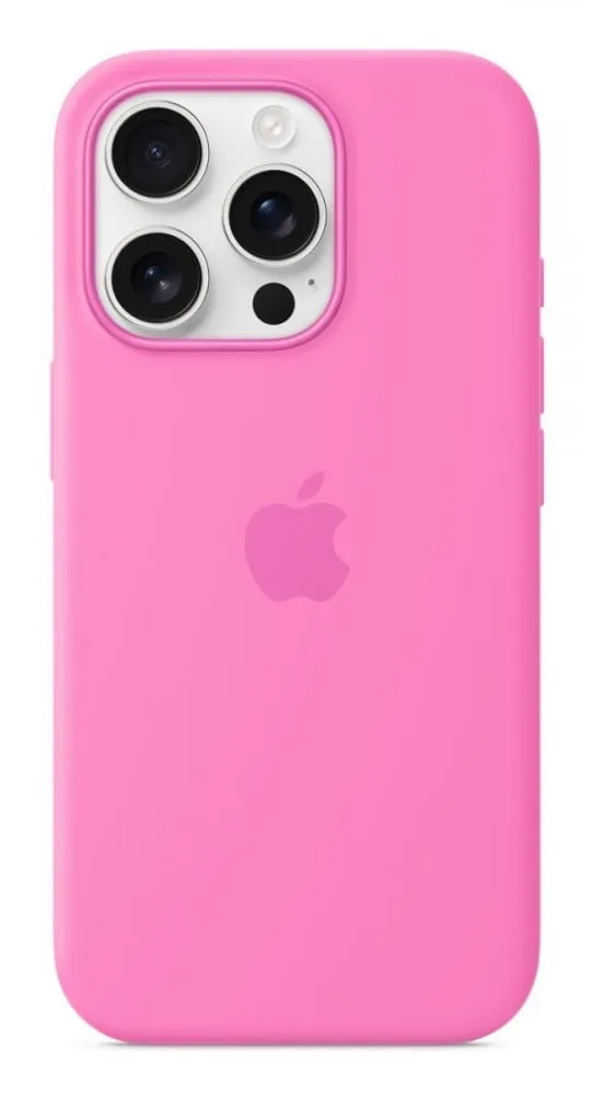 Capa MagSafe iPhone 16 Pro Silicone Peonia