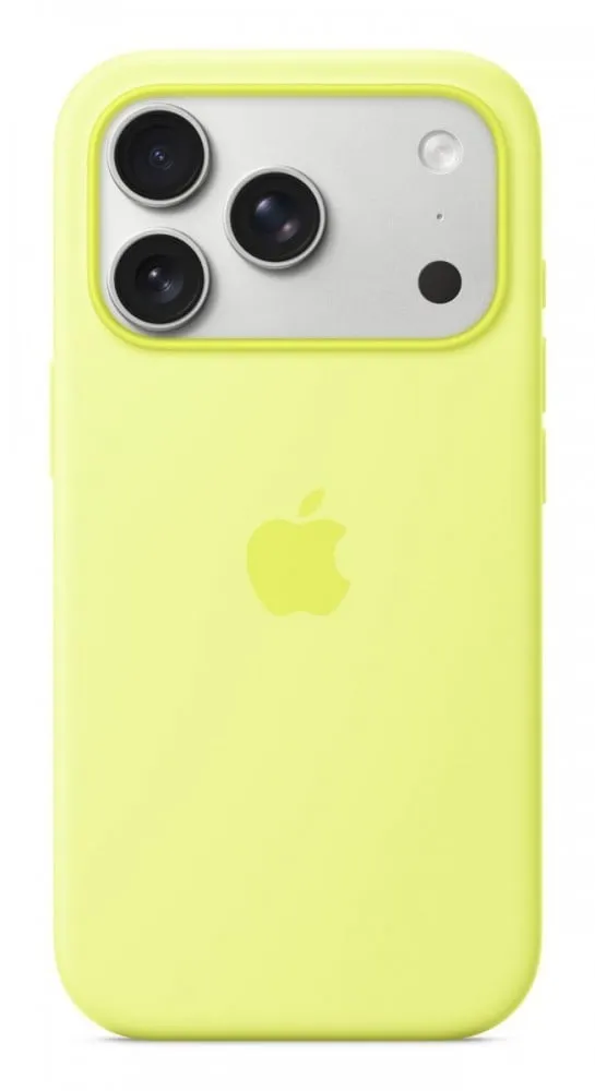 iPhone 17 Pro Silicone Case - Neon Yellow