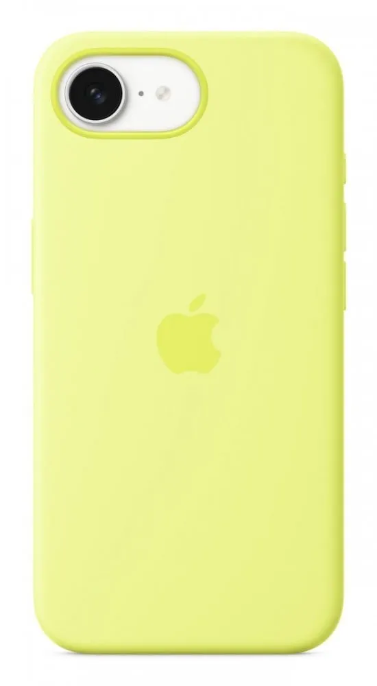 iPhone 16e Silicone Case - Neon Yellow