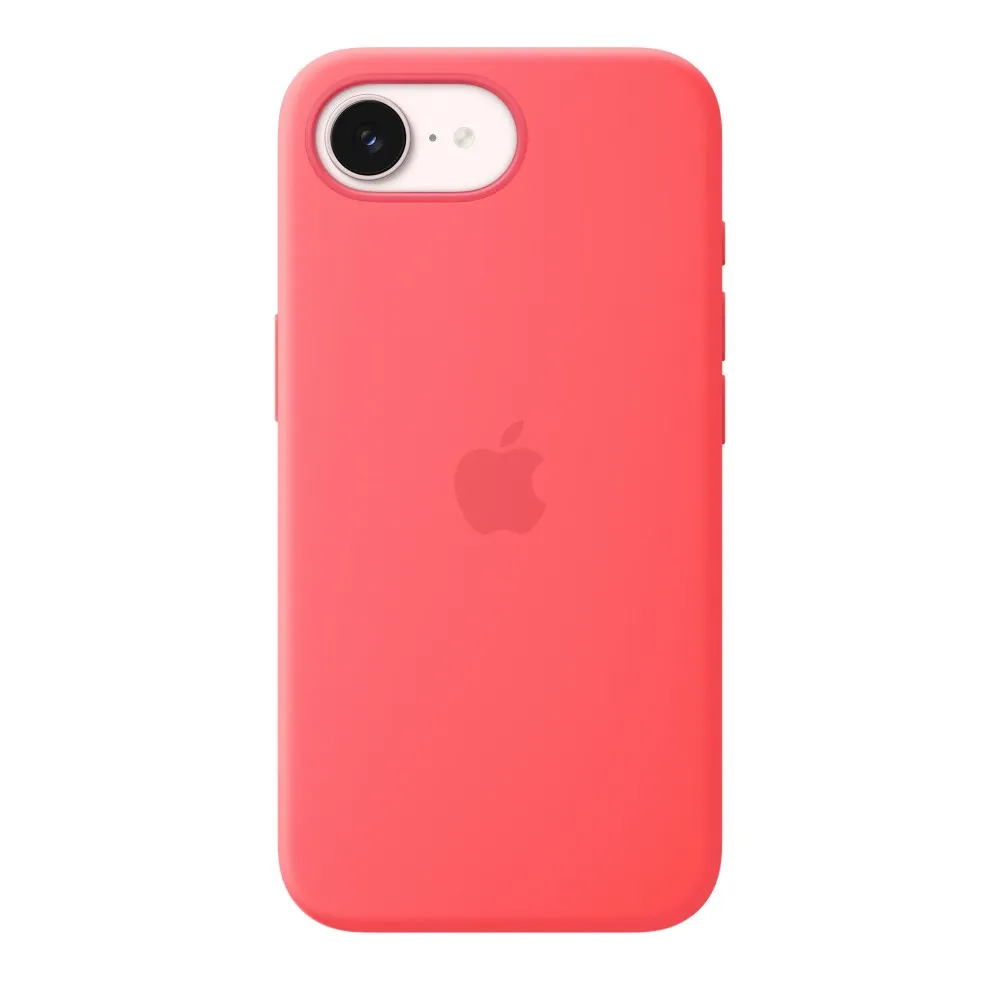 Capa iPhone 17e Silicone with MagSafe ? Goiaba-vivo