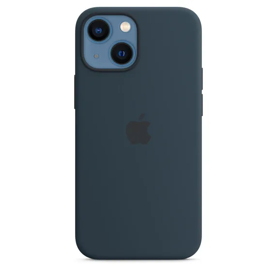 Capa Silicone/MagSafe iPhone 13 mini Azul abissal