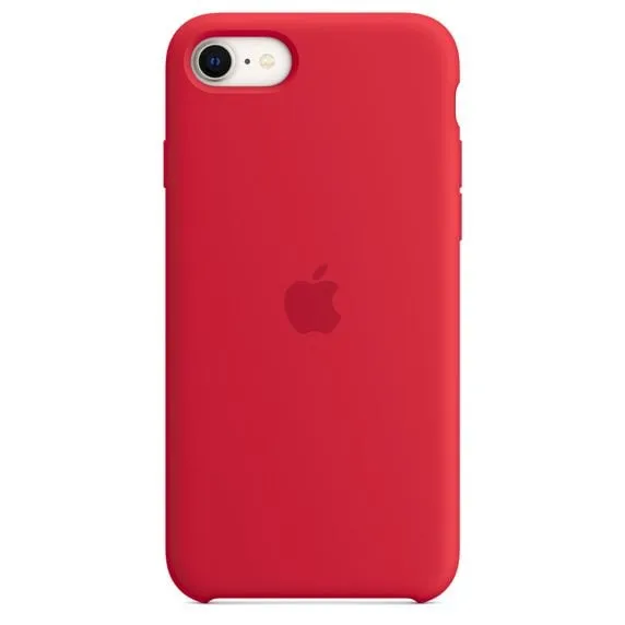 Capa Silicone iPhone SE (PRODUCT)RED