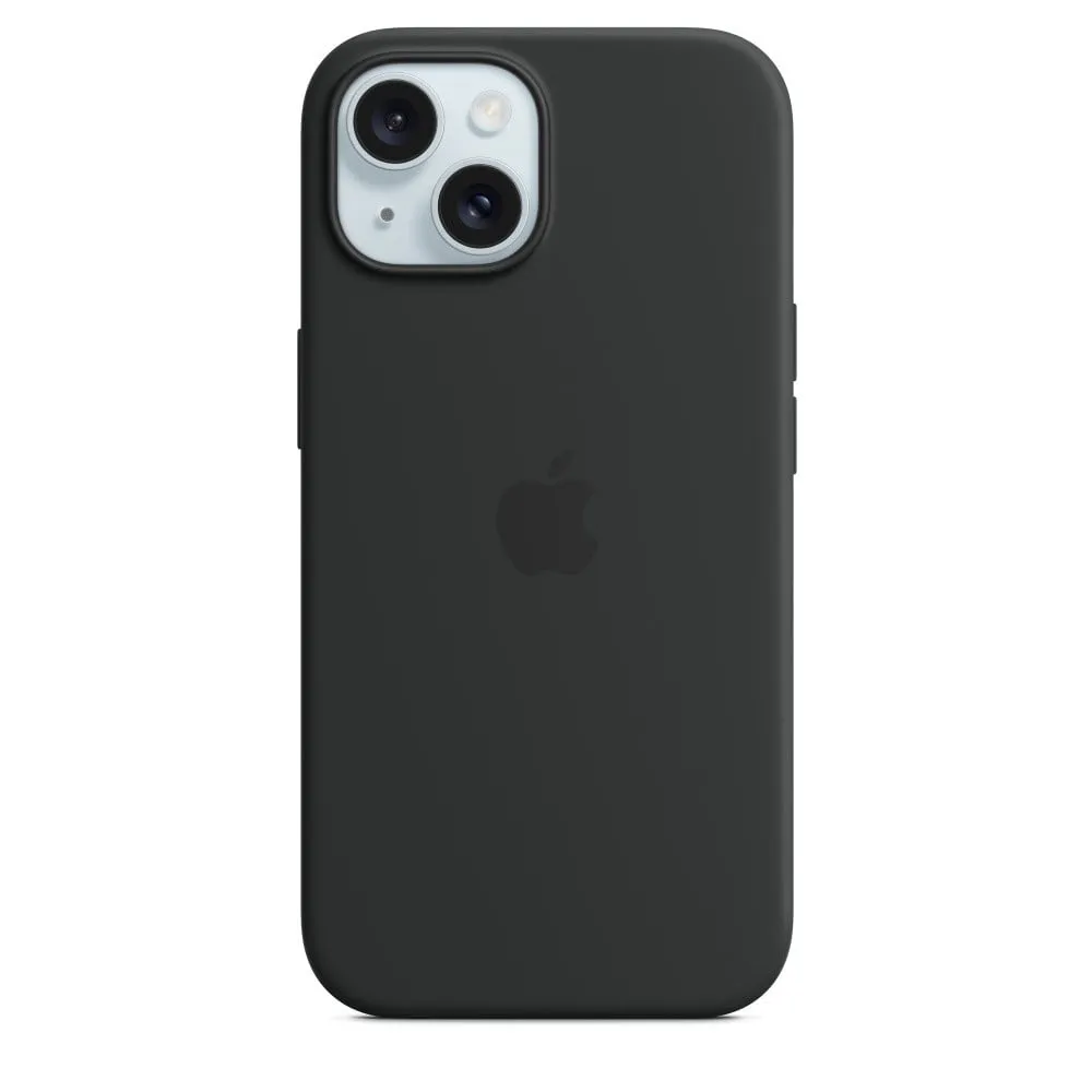 iPhone 15 Silicone Preto